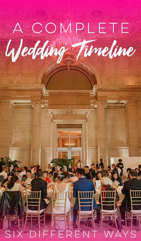 2023 Wedding Timelines: 6 Schedules For Your Day .